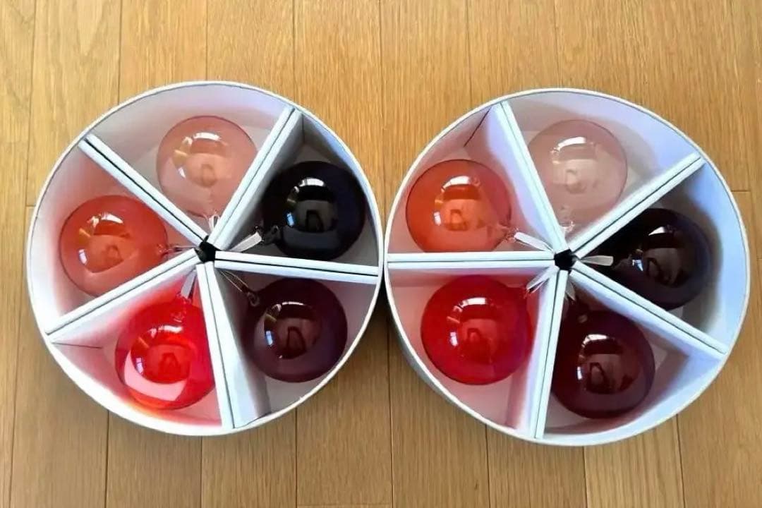 最終価格  オーナメントボール 5個×2箱 新品