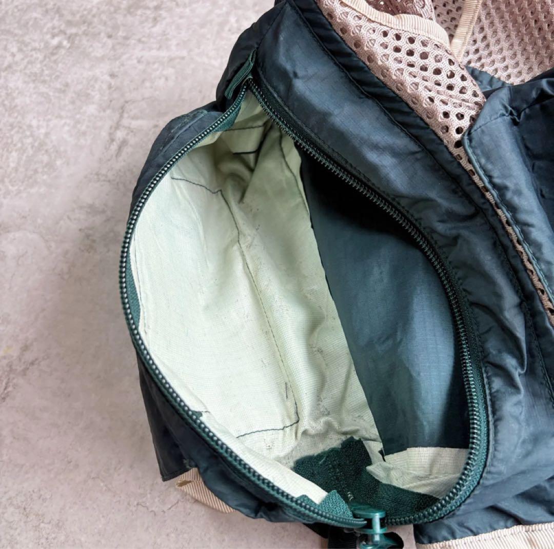 90s Patagonia ショーティー フィッシングベスト グリーン ベージュ