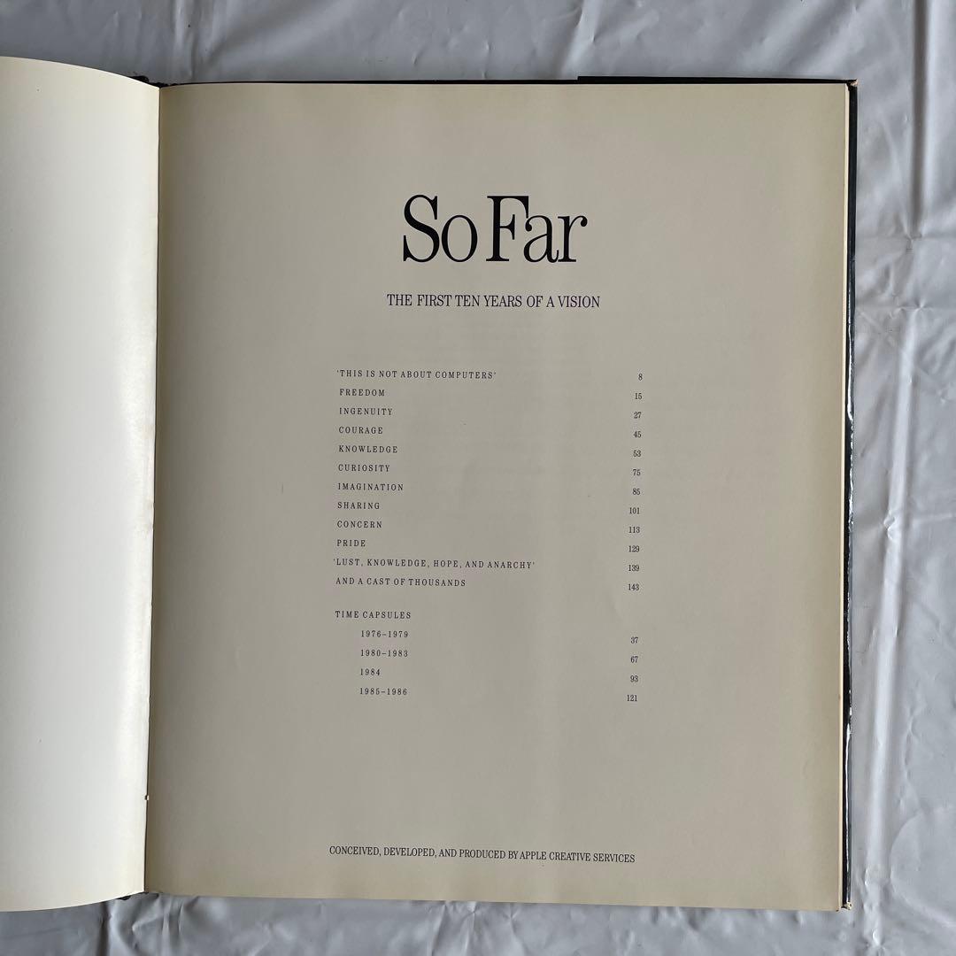 アップル10周年記念本「So Far: 〜」