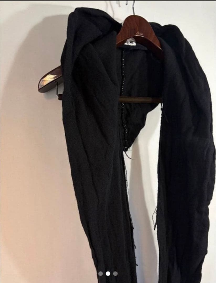 SUNSEA 24AW 30th 第七のストール ブラック