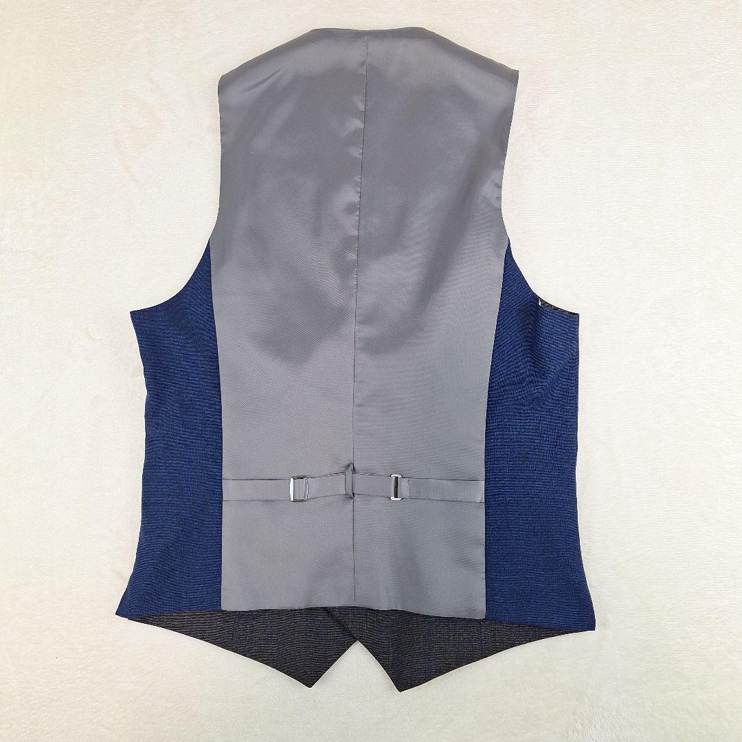 美品✨スーツセレクト　ビジネススーツ　スリーピース　ネイビー　Y4