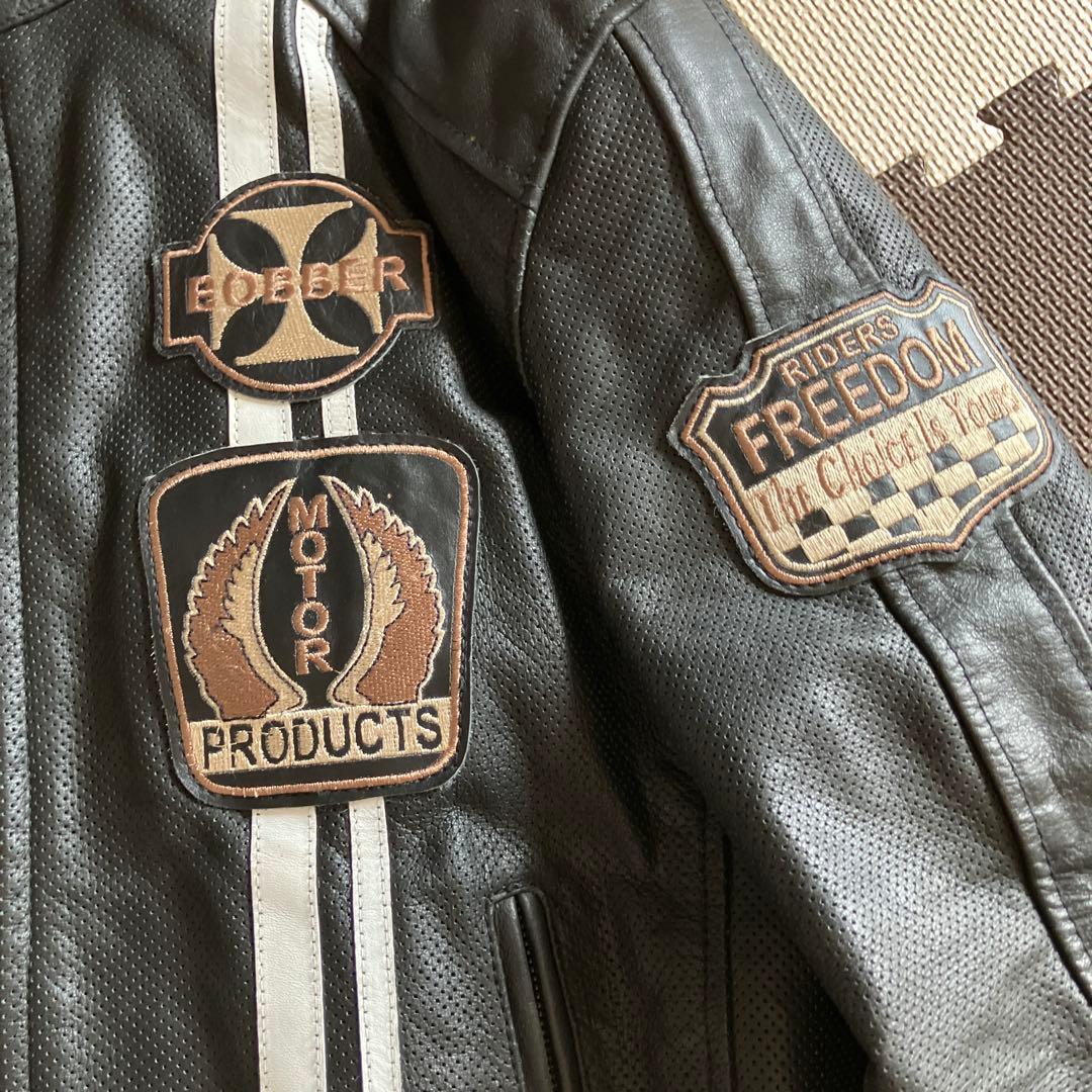 バイクジャケット ブラック レザー