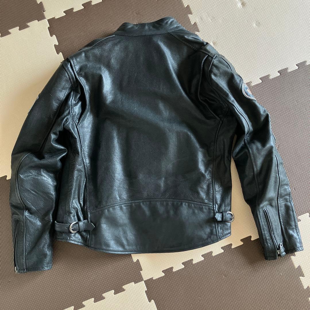 バイクジャケット ブラック レザー