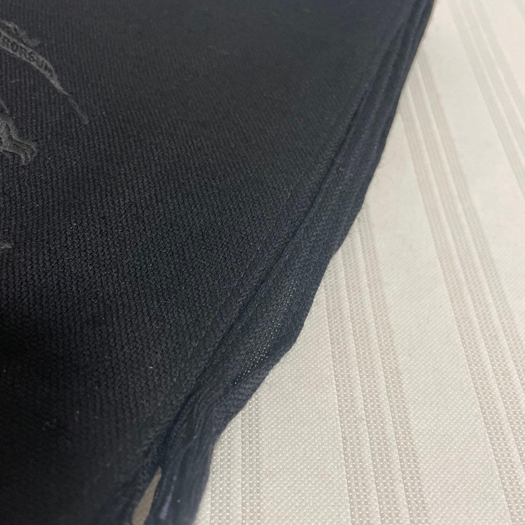 BURBERRY バーバリーブラックレーベル ホース刺繍 大判マフラー ストール