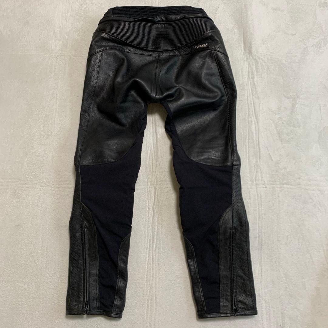 RS TAICHI / RSY817 ブーツアウト ベンテッド レザーパンツ