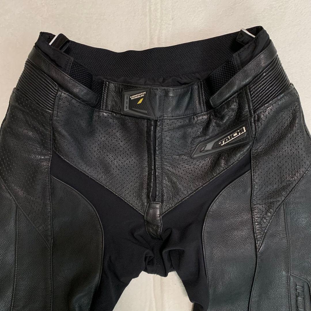 RS TAICHI / RSY817 ブーツアウト ベンテッド レザーパンツ