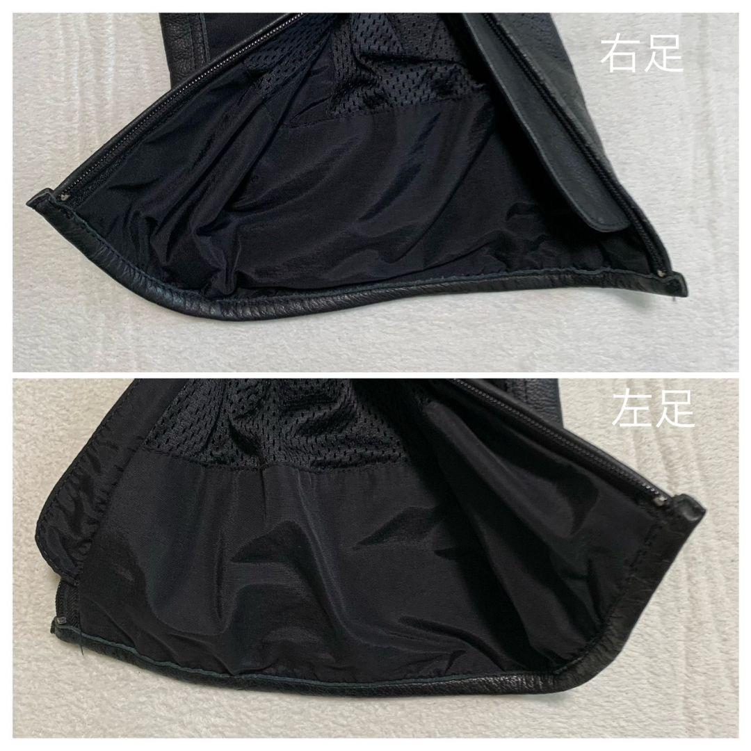 RS TAICHI / RSY817 ブーツアウト ベンテッド レザーパンツ