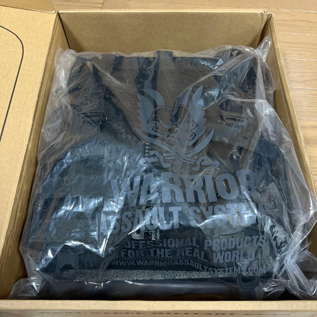 ウォーリアーアサルトシステム プレートキャリア ブラック レーザーカット