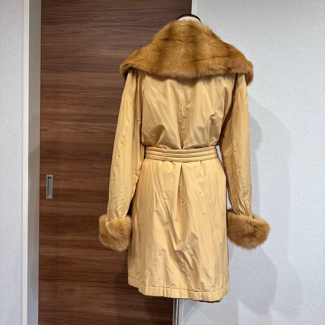 EMBA ファー付きコート　ジャケット