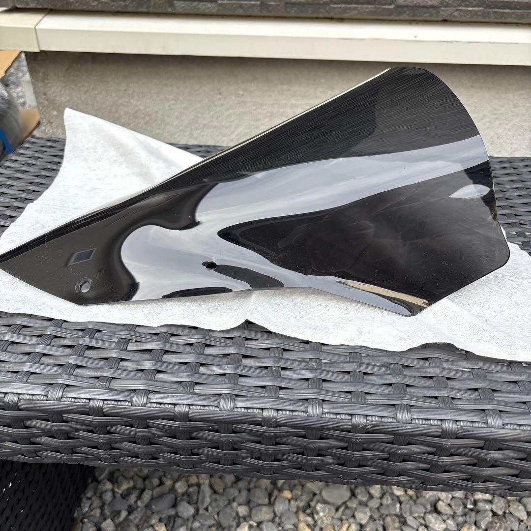 kawasaki zh2用POWERBRONZE バイクシールド クリアブラック