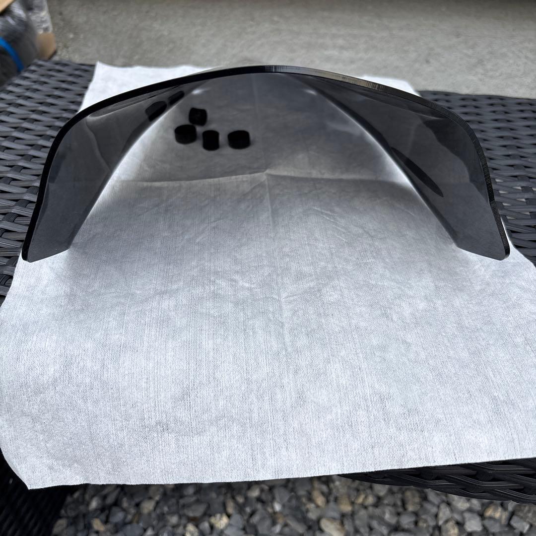 kawasaki zh2用POWERBRONZE バイクシールド クリアブラック