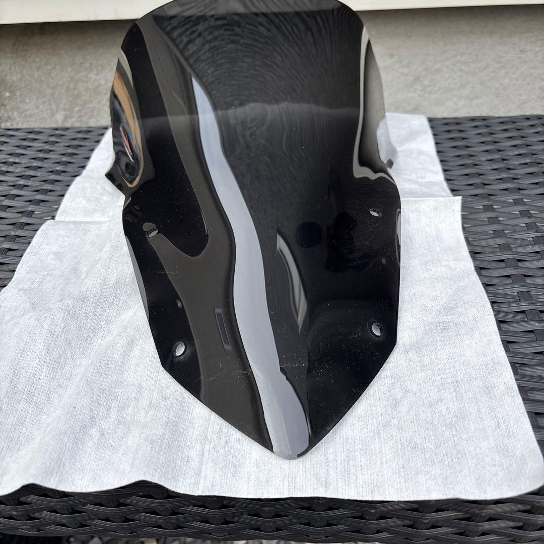 kawasaki zh2用POWERBRONZE バイクシールド クリアブラック