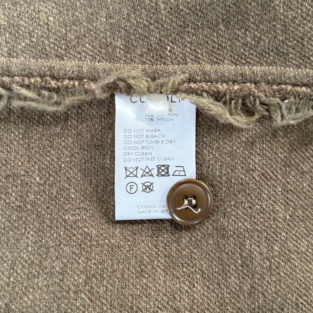 COMOLI 19AW W/C/Pジャケットドローストリングパンツ セットアップ