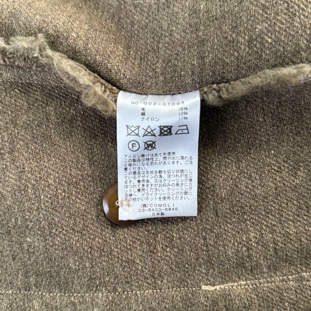 COMOLI 19AW W/C/Pジャケットドローストリングパンツ セットアップ