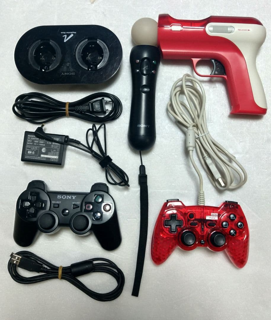 初期型PS3 CECHA00 60GB ソフト56本 モーションコントローラ