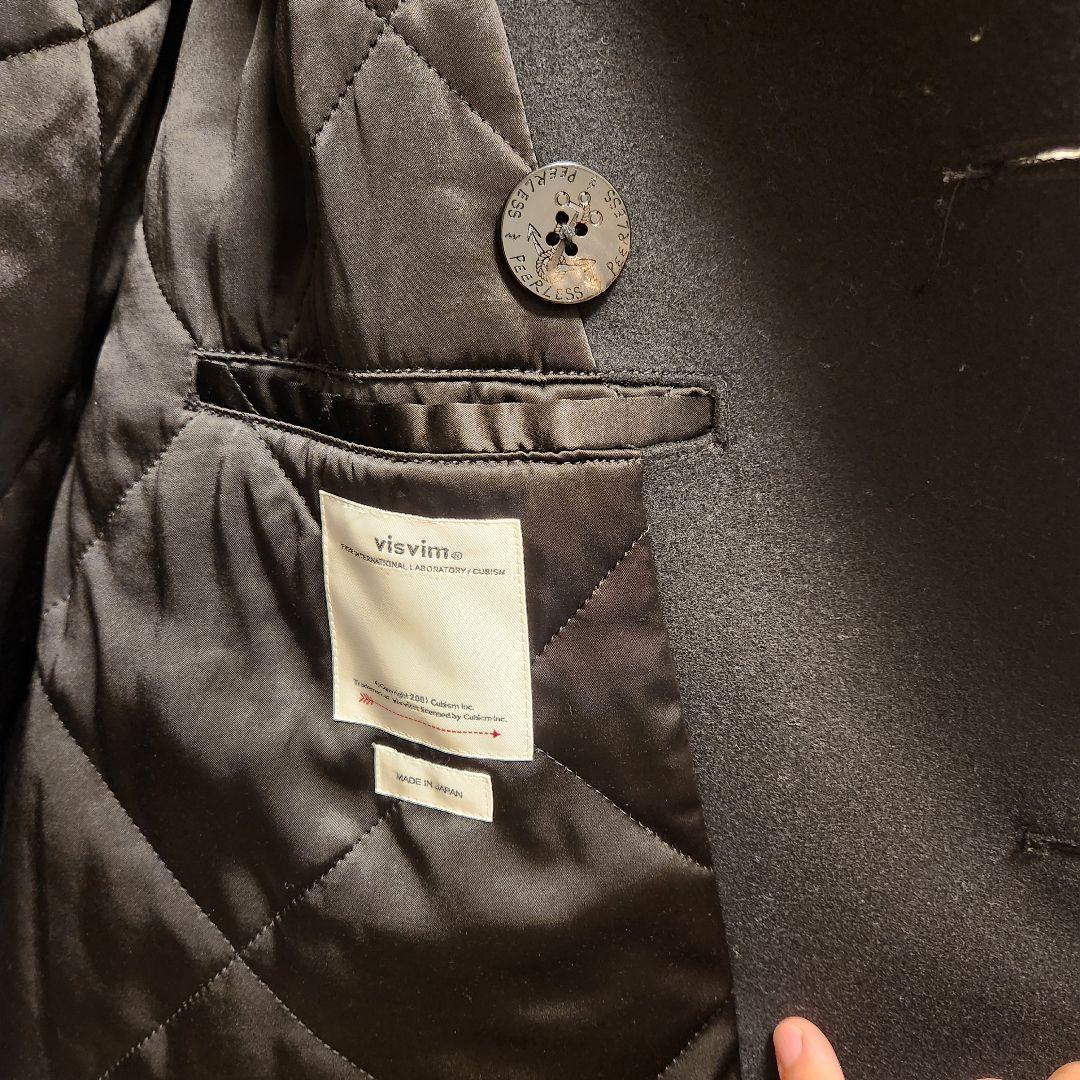 visvim LIEUTENANT P_COAT ブラック