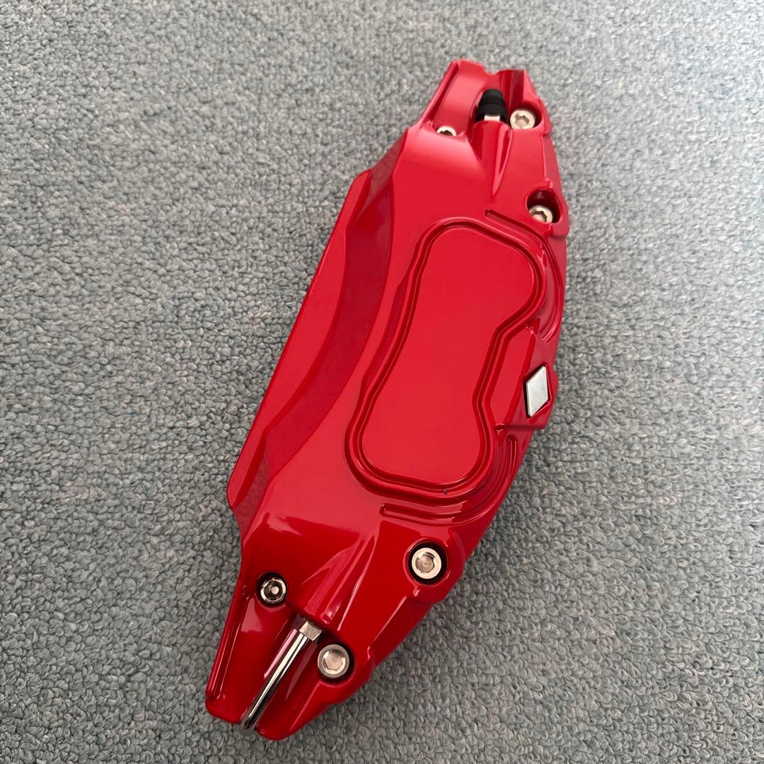 赤色 ブレーキキャリパー(TESLAロゴデカール付き)