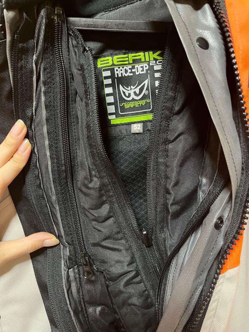 【新品未使用】BERIK2.0/ナイロンジャケット/52/XLサイズ/付属品有