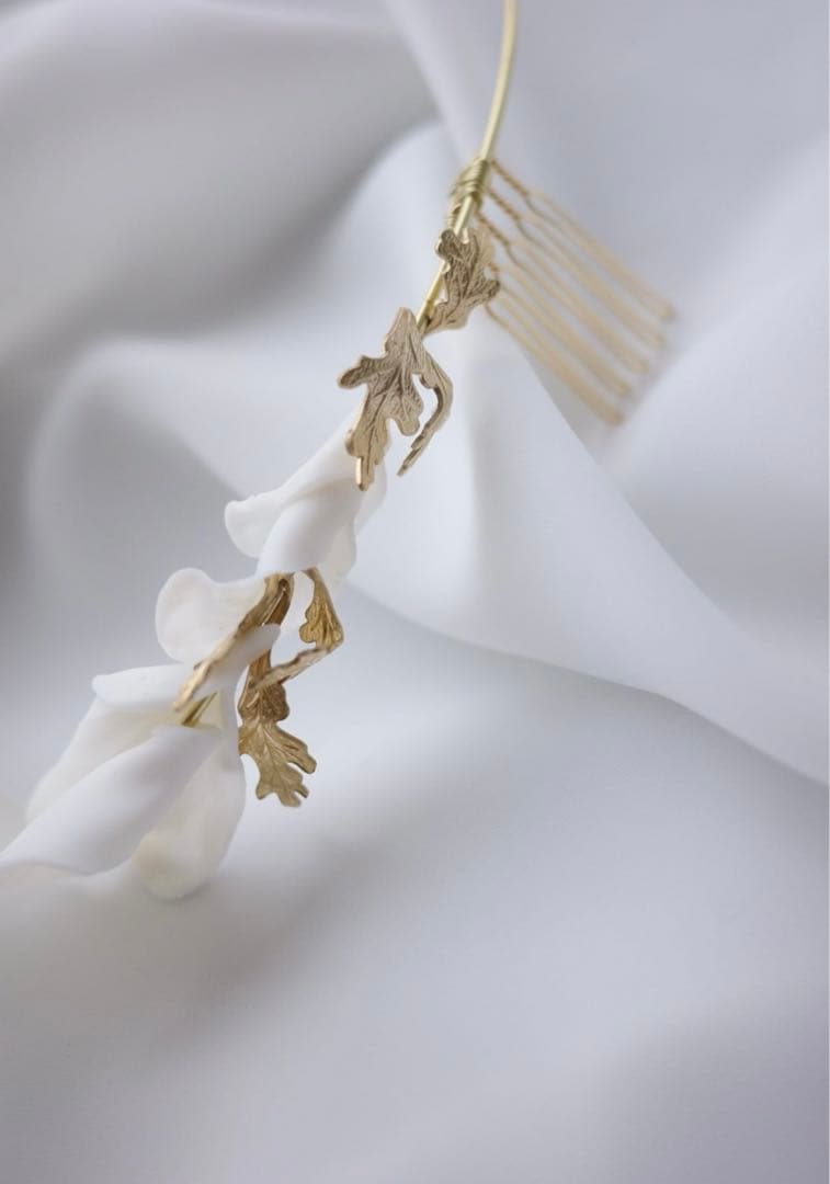 【美品】flua 2way flower haired