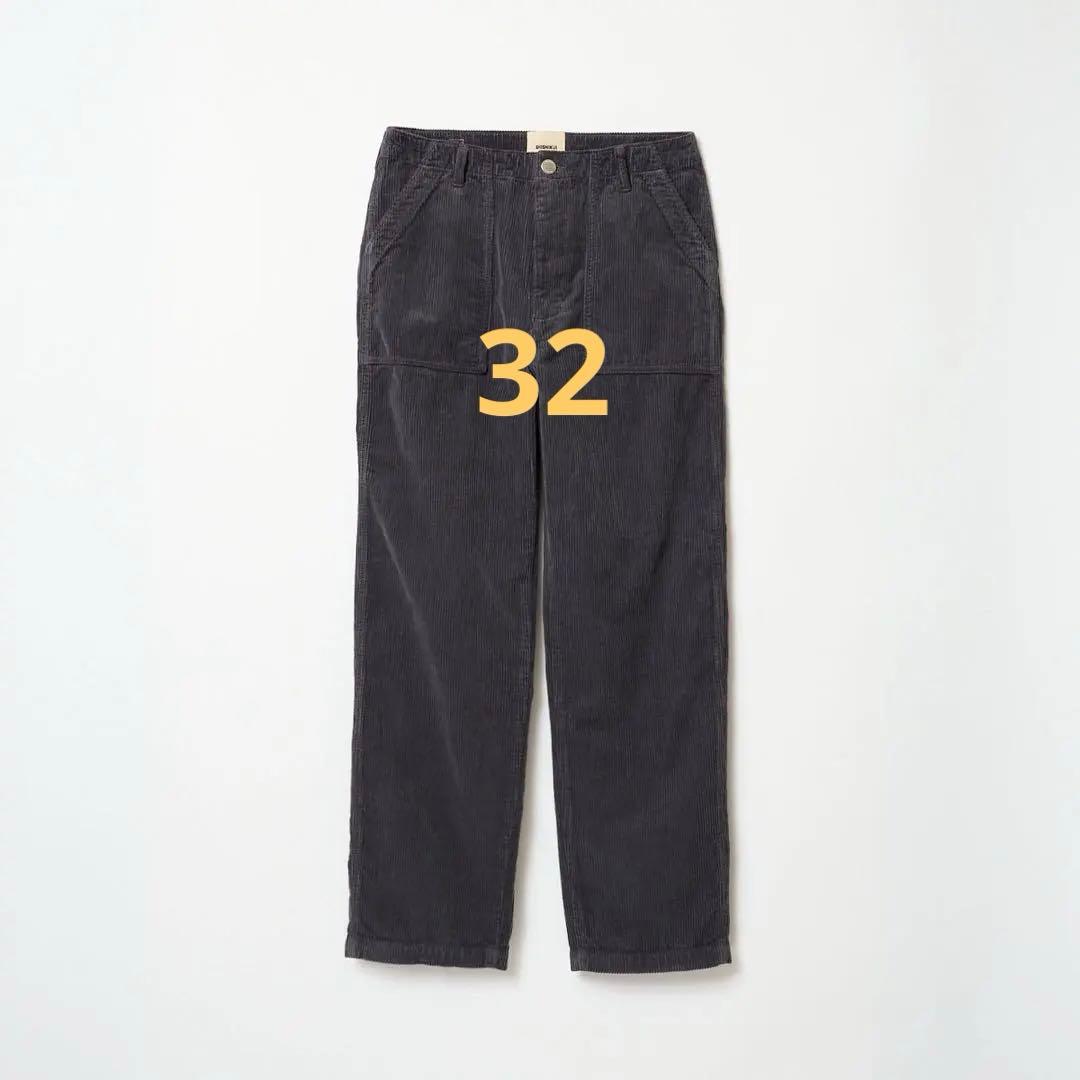 パンツ CORDUROY BAKER / CHARCOAL GRAY32