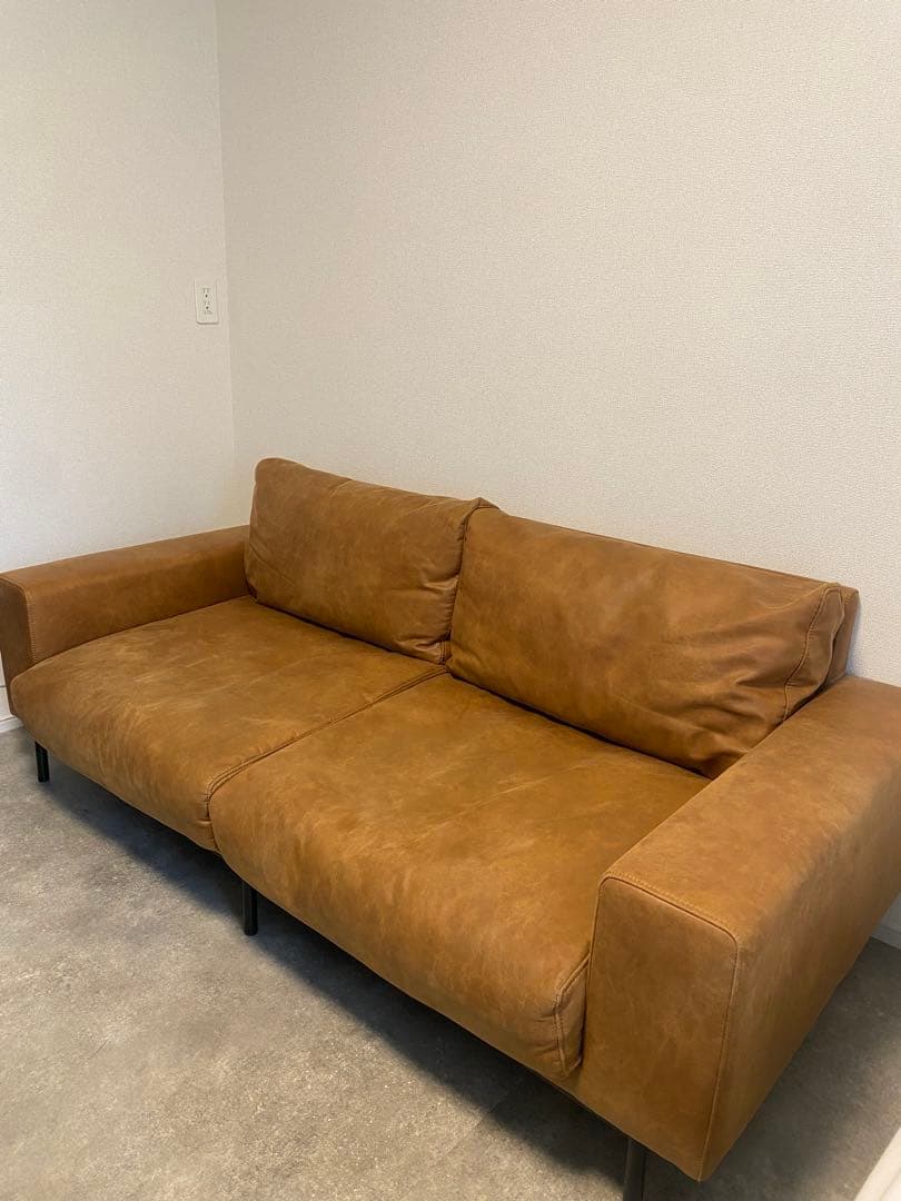 【ひかる】プルート 2.5人掛けソファ（レザーテックス）