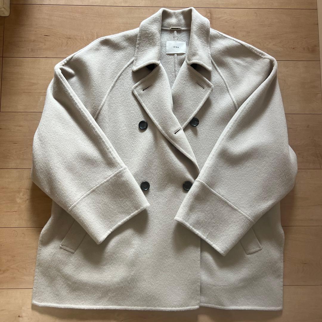 イエナ　スーパー160 ダブルフェイスショートコート　美品　38