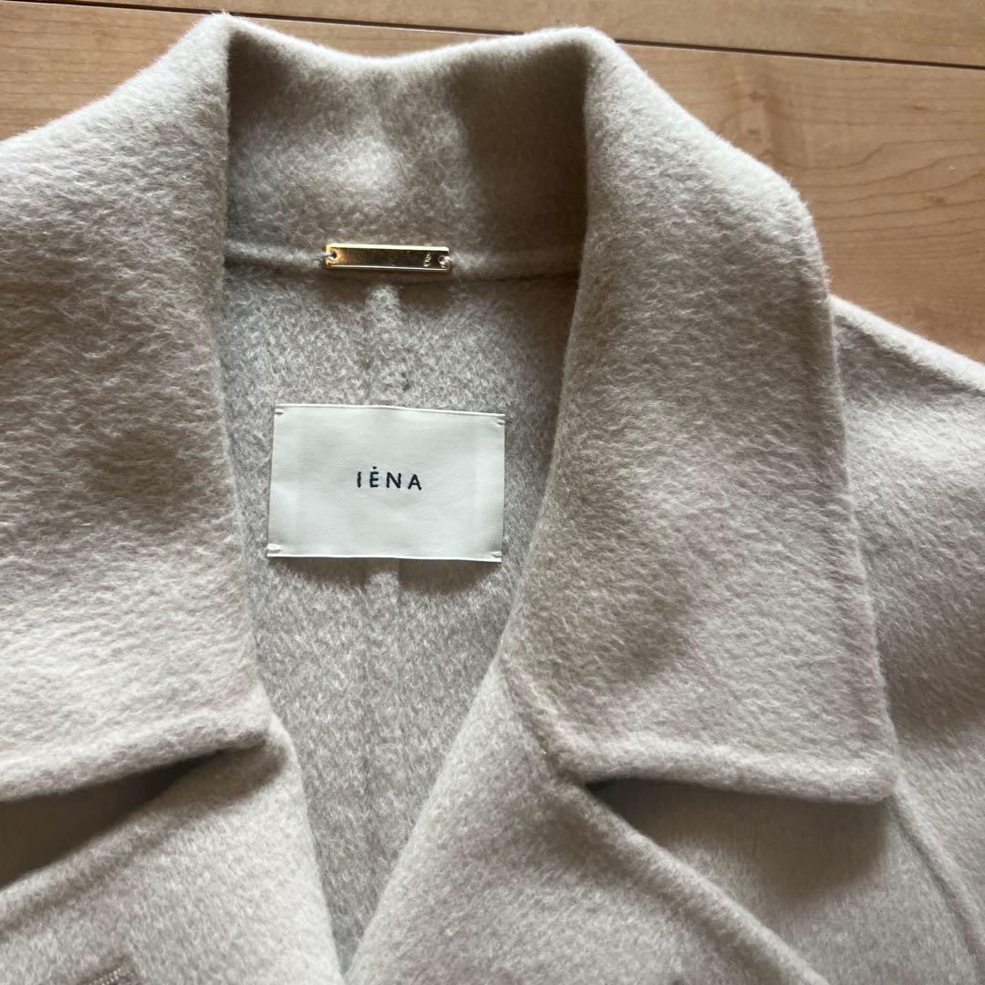 イエナ　スーパー160 ダブルフェイスショートコート　美品　38