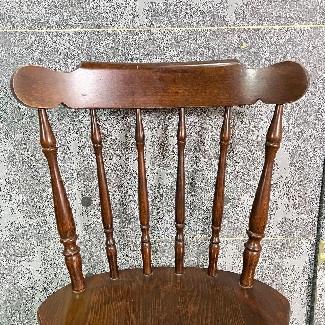 ꧁飛騨産業 HIDA꧂キツツキマーク ウィンザーチェア ダイニング 食卓椅子