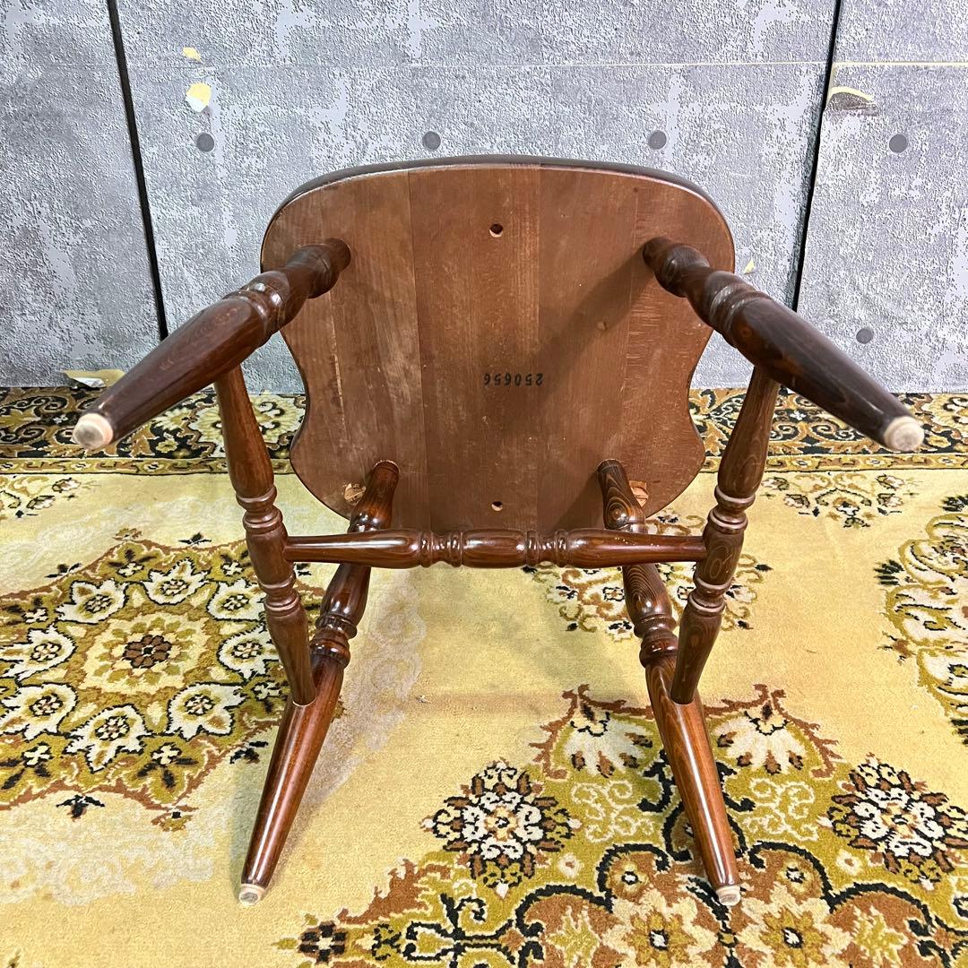 ꧁飛騨産業 HIDA꧂キツツキマーク ウィンザーチェア ダイニング 食卓椅子