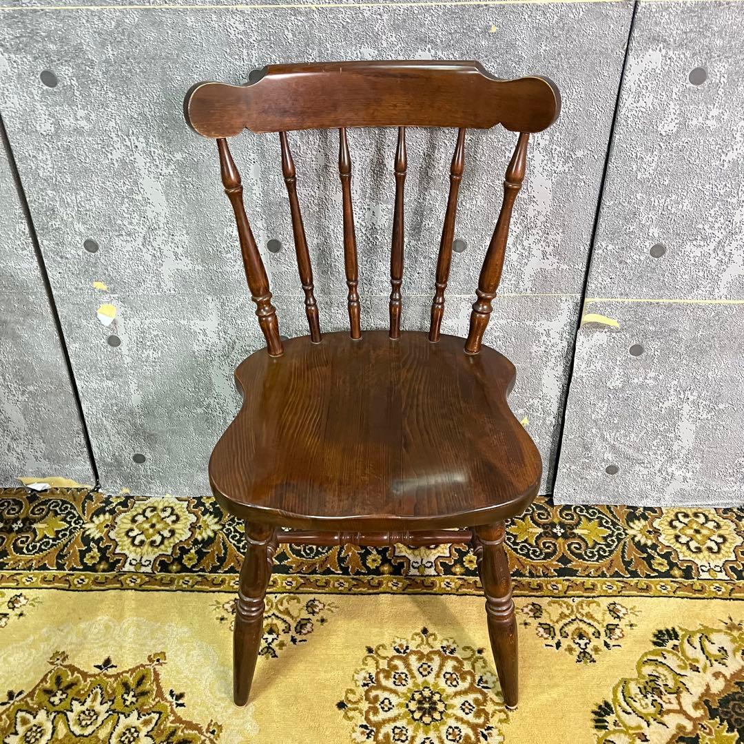 ꧁飛騨産業 HIDA꧂キツツキマーク ウィンザーチェア ダイニング 食卓椅子