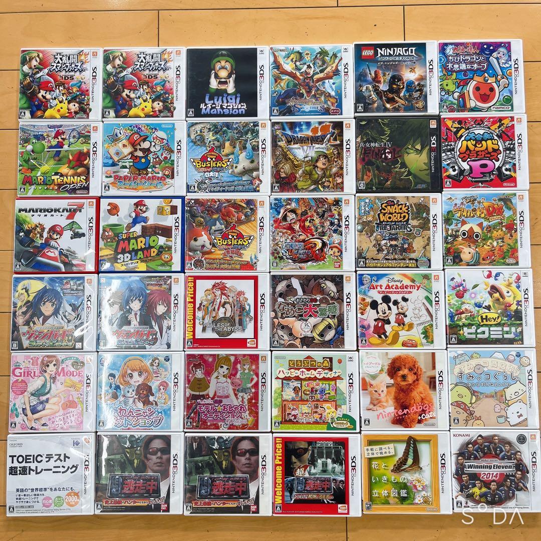 【まとめ売り】3DSソフト 36個 任天堂 ２４時間以内に発送