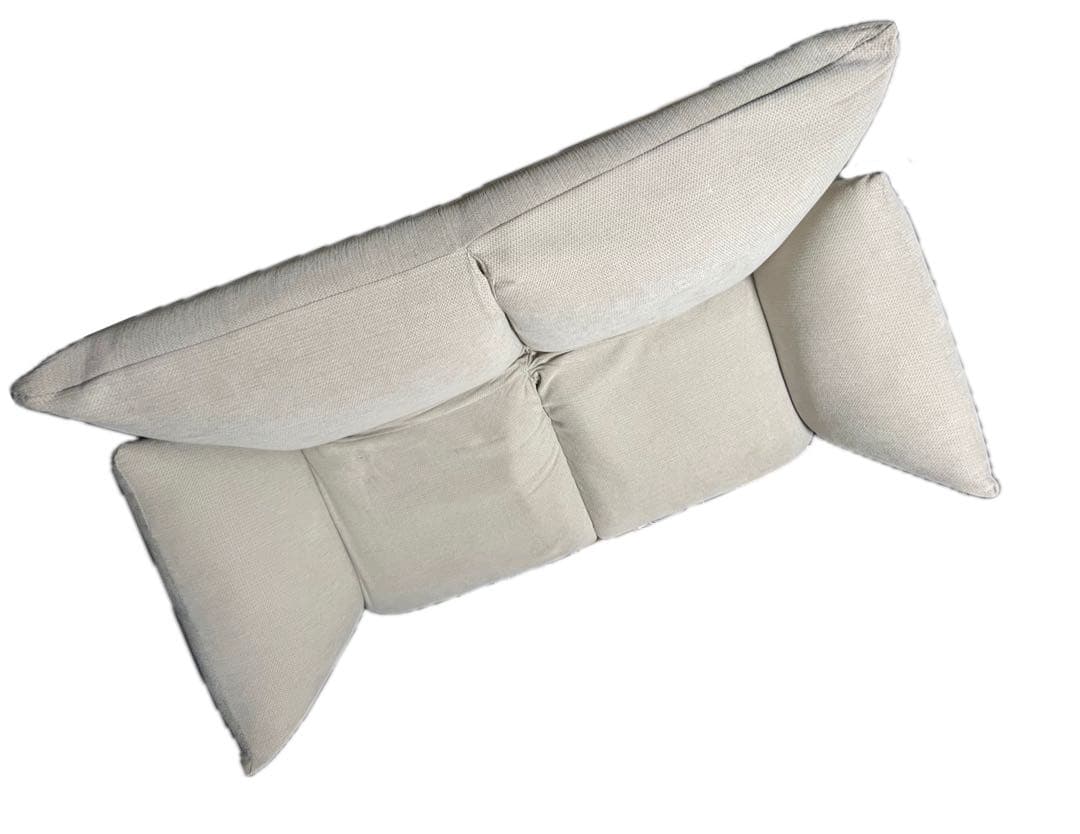 無印良品 MUJI リクライニング フロアソファ ２シーター ベージュ 2人掛け