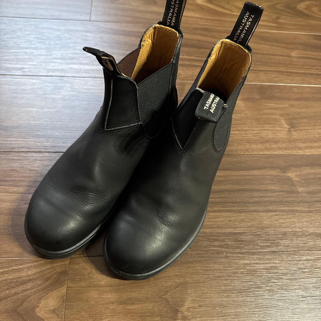 【ブランドストーン】 サイドゴアブーツ (7) レザー　晴雨兼用　黒