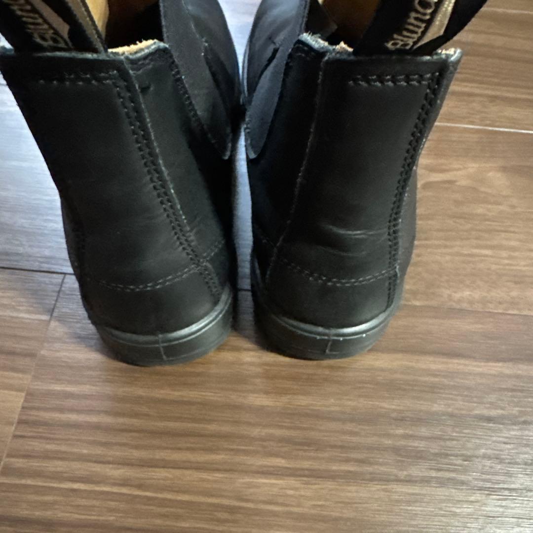 【ブランドストーン】 サイドゴアブーツ (7) レザー　晴雨兼用　黒