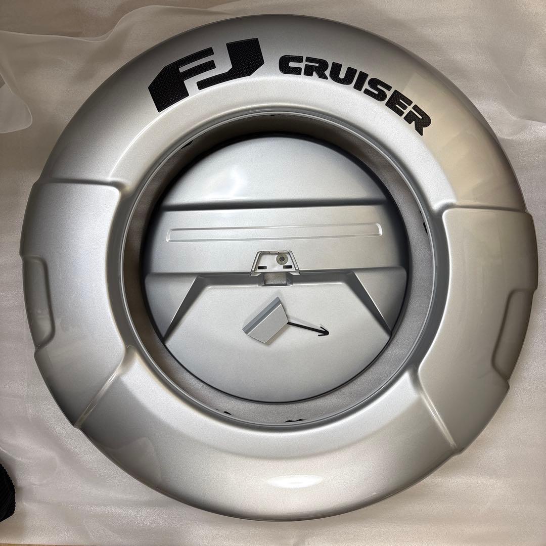 FJクルーザー 純正 セミハード スペア タイヤカバー シルバー