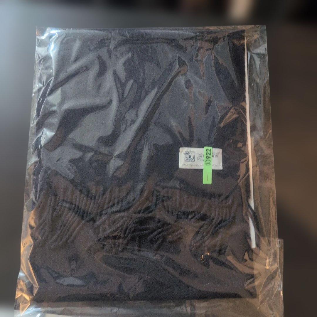 Johnstons of Elgin 100%カシミヤ マフラー ネイビー　小判