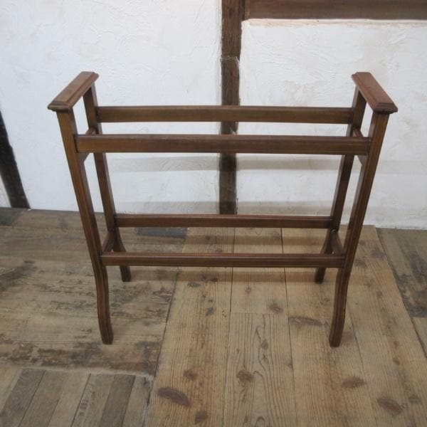 イギリス アンティーク 家具 タオルハンガー タオル掛け 英国 6899d