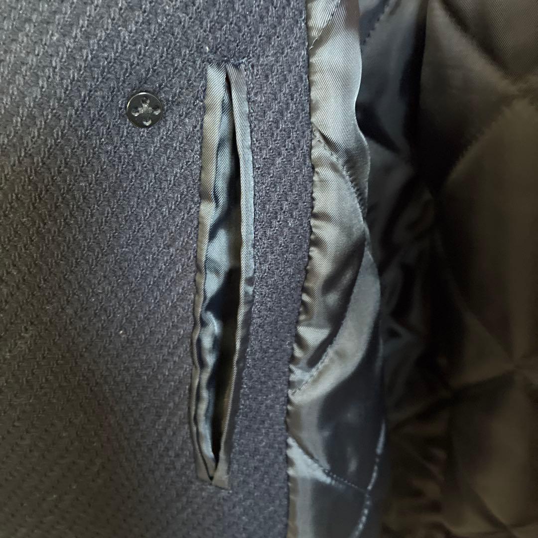 【マッキントシュ フィロソフィー 】ダブルブレストコート ネイビー