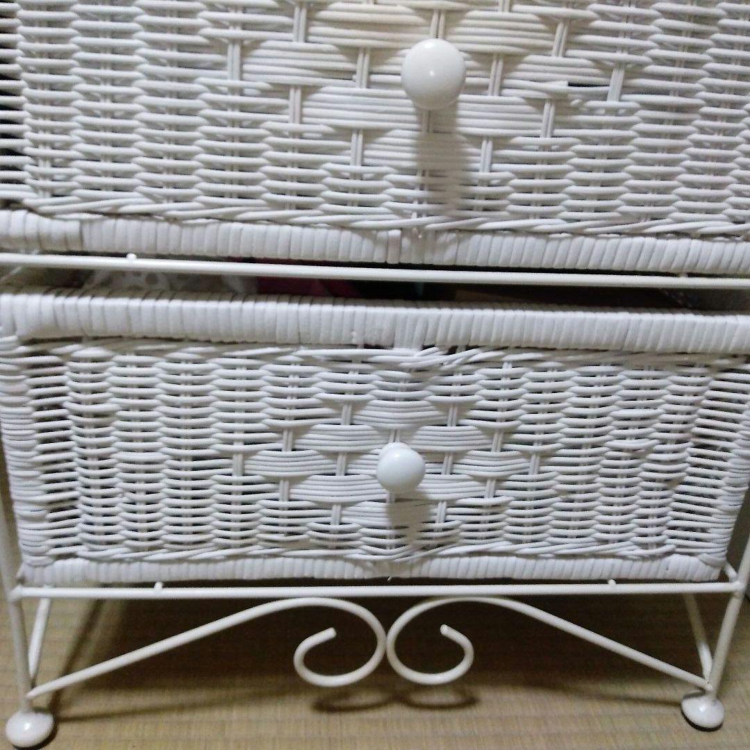 あ*や様 入手困難❗早い者勝ち❗プリンセスアイアン姫家具✨ホワイトラタン風チェス