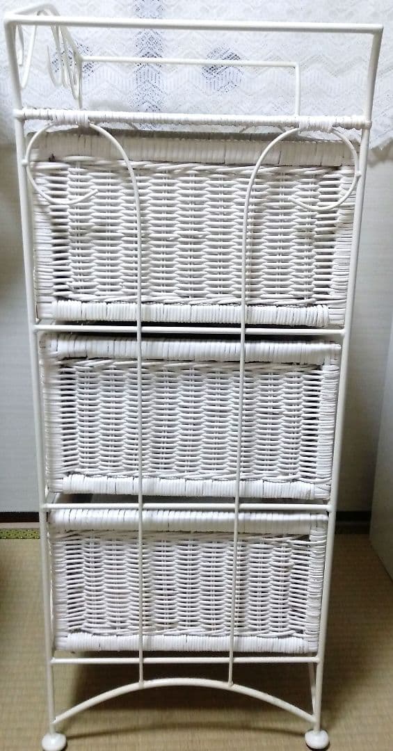 あ*や様 入手困難❗早い者勝ち❗プリンセスアイアン姫家具✨ホワイトラタン風チェス