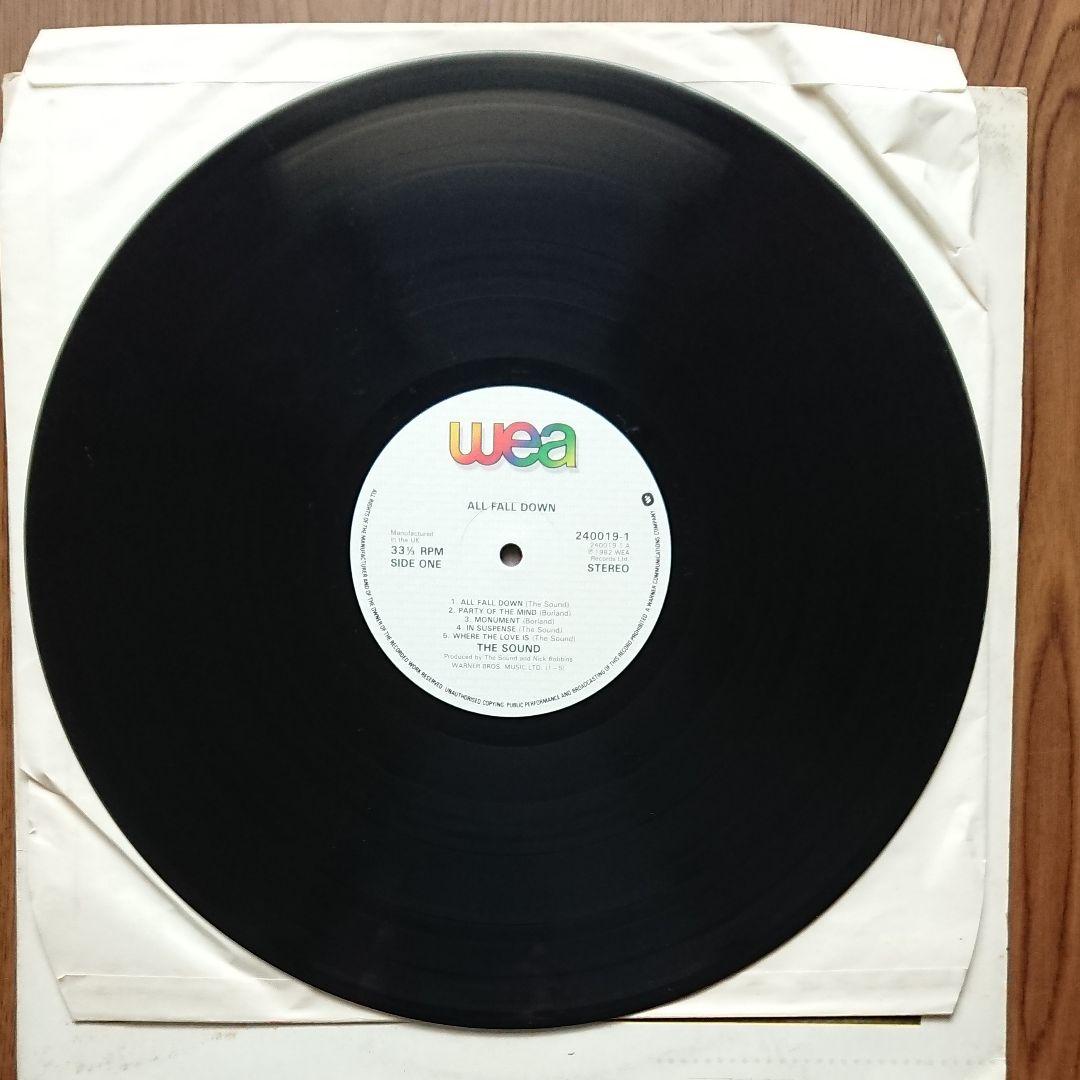 THE SOUND/ALL FALL DOWN 貴重プロモUK盤
