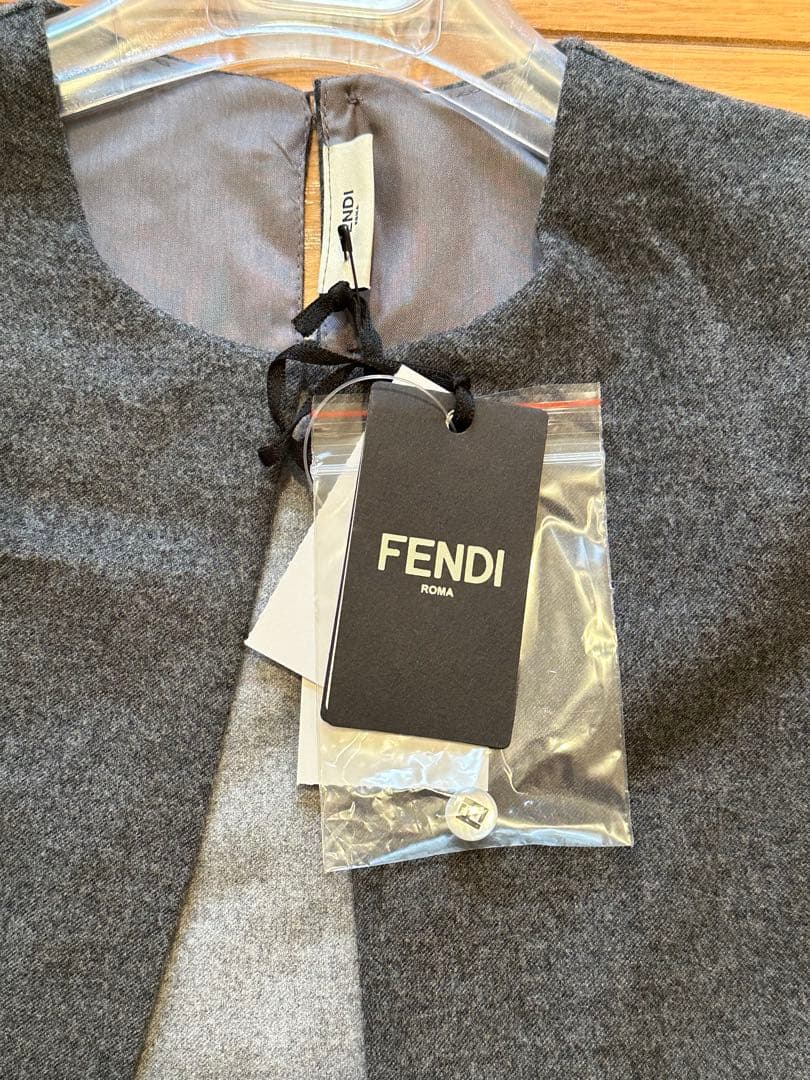 ママ 3点 FENDI 半袖ワンピース グレー キッズサイズ