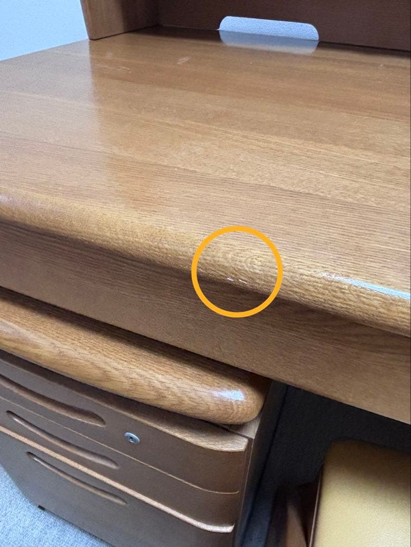 カリモク学習机 ４点セット ２-① 机本体