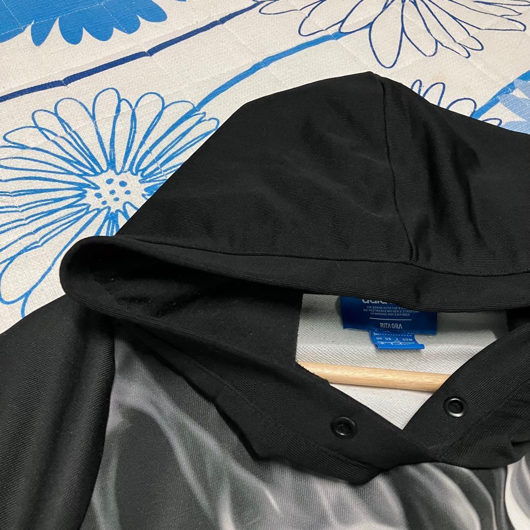 【希少】adidas ×リタオラ トレフォイル　ロゴ　スモーク パーカー