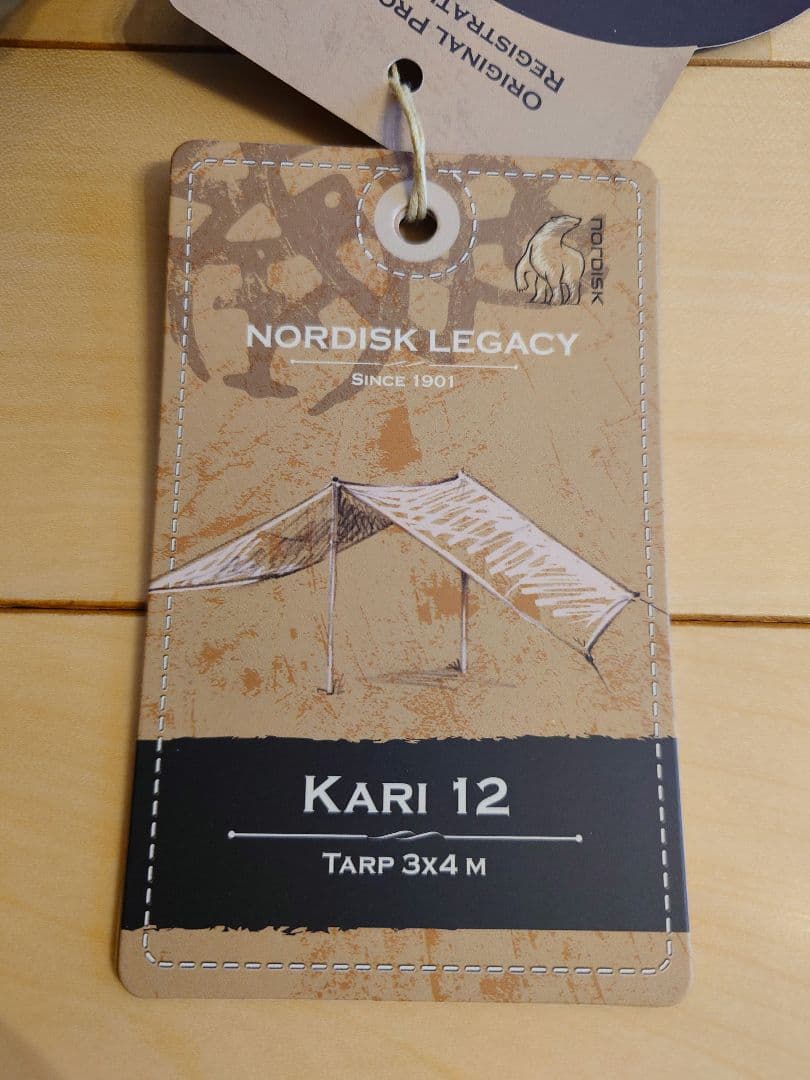 ★ノルディスク 会員限定 nordisk Kari タープ ポール ペグ付き★