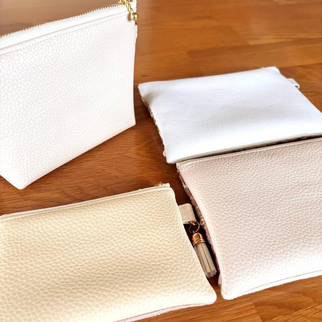 【リュンヌ】インド刺繍リボン・ポーチ