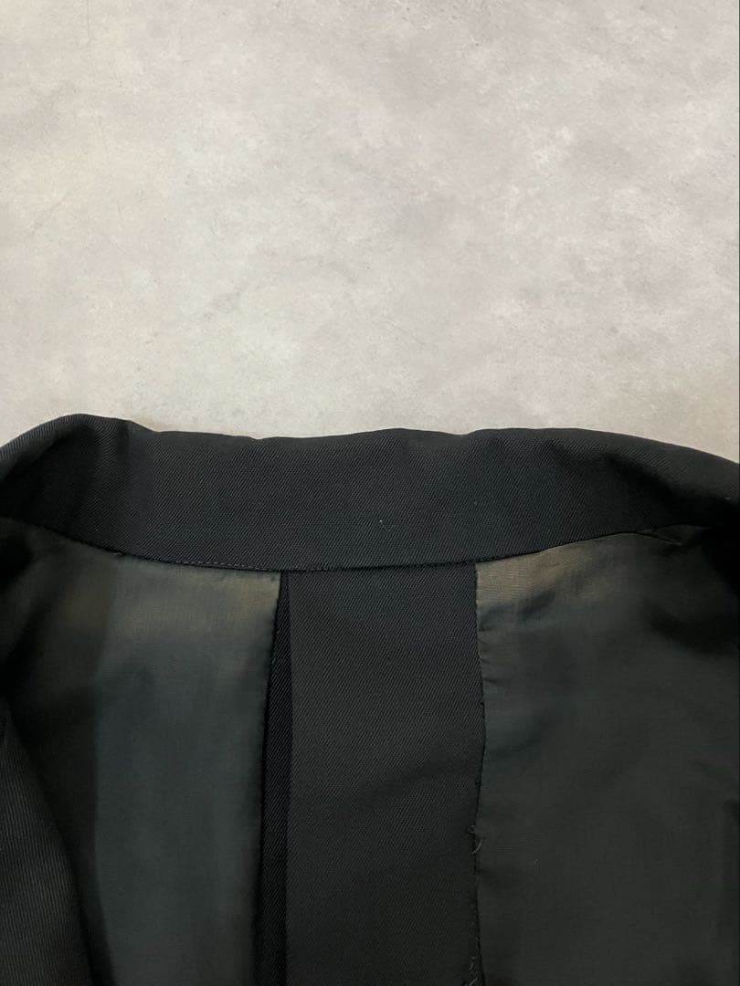 ★ ヨウジヤマモト 日本製 両面ボタン 刺繍袖 デザイン テーラードジャケット