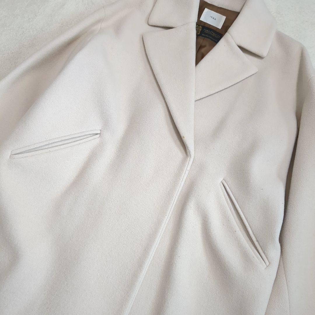 IENA マンテコ別注 オーバーチェスターコート グレージュ 38サイズ