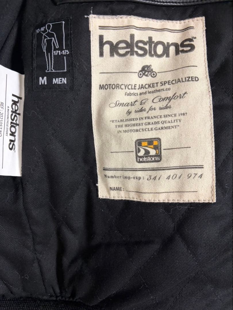 ★お値下げしました　Helstons College オートバイレザージャケット