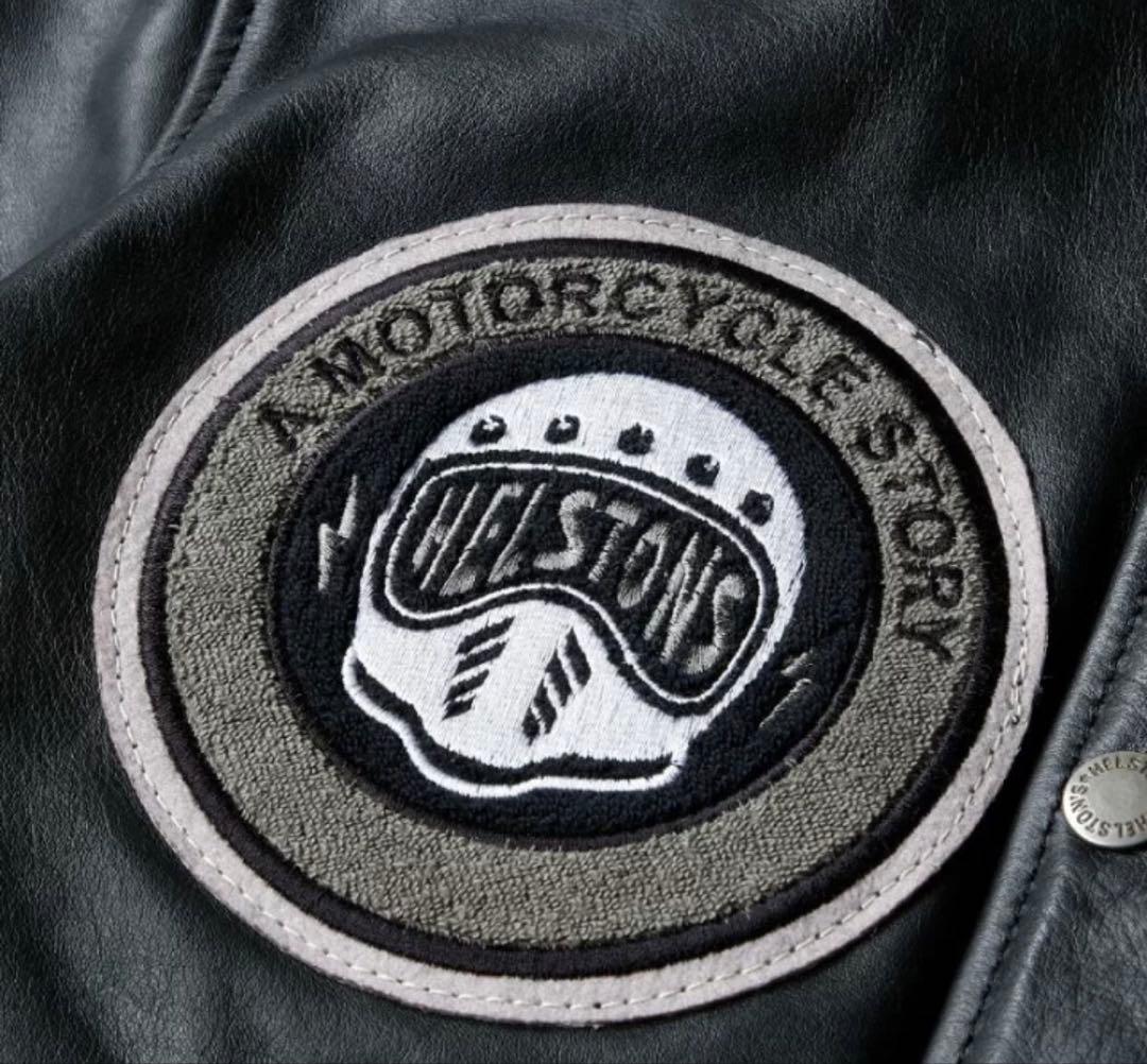 ★お値下げしました　Helstons College オートバイレザージャケット